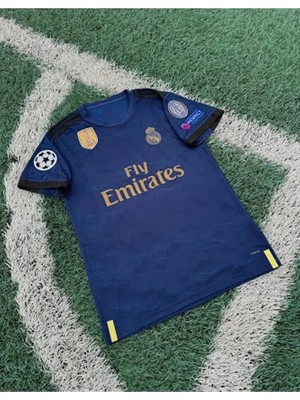 R.madridd 2019/20 Sezonu Cristiano Ronaldo Nostalji Forması (Lacivert)
