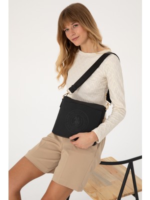U.S. Polo Assn. Kadın Siyah Çapraz Çanta 50303399-VR046