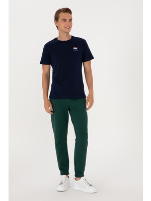 U.S. Polo Assn. Erkek Koyu Yeşil Eşofman Altı 50293399-VR079