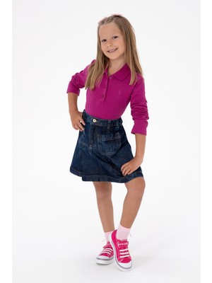 U.s. Polo Assn. Kız Çocuk Koyu Mavi Etek (Jean) 50304244-DN0023