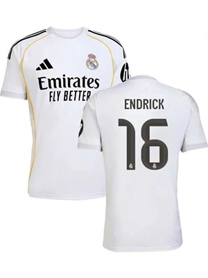 Real Madrid 2025-26 Yeni Sezon Endrick Iç Saha Forması