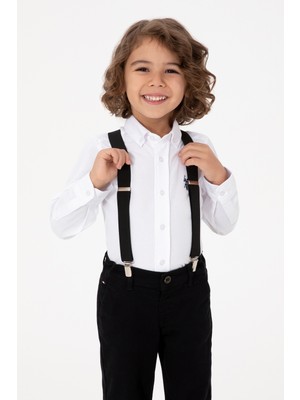 U.s. Polo Assn. Erkek Çocuk Beyaz Gömlek Basic 50316801-VR013