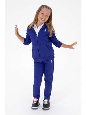 U.S. Polo Assn. Kız Çocuk Mor Şardonlu Jogger Eşofman Altı 50316914-VR038