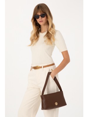U.S. Polo Assn. Kadın Açık Kahverengi Kol Çantası 50303437-VR002