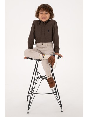 U.s. Polo Assn. Erkek Çocuk Kahverengi Gömlek Basic 50316769-VR029