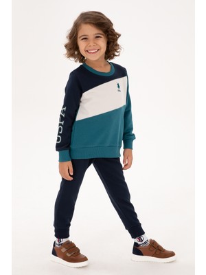 U.s. Polo Assn. Erkek Çocuk Koyu Yeşil Pijama Takım 50318685-VR101