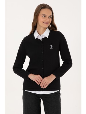 U.s. Polo Assn. Kadın Siyah Hırka (Triko) 50313624-VR046