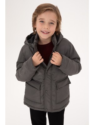 U.s. Polo Assn. Erkek Çocuk Gri Kaban 50312105-VR024