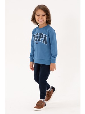U.S. Polo Assn. Erkek Çocuk Mavi Eşofman Takımı 50318688-VR036