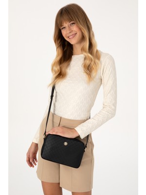 U.S. Polo Assn. Kadın Siyah Çapraz Çanta 50317797-VR046