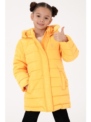 U.S. Polo Assn. Kız Çocuk Mango Kapüşonlu Kaban 50313175-VR244