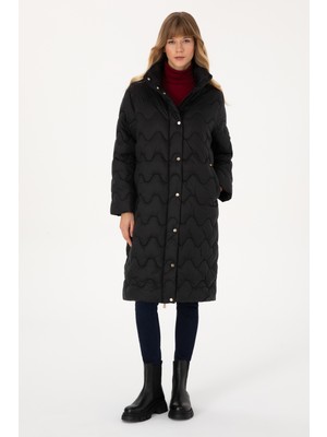 U.s. Polo Assn. Kadın Siyah Kaban 50308608-VR046