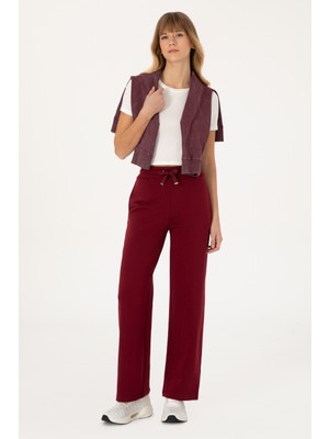 U.s. Polo Assn. Kadın Bordo Eşofman Altı 50307797-VR014