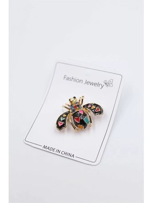 Die Grup Arı Broş - Siyah