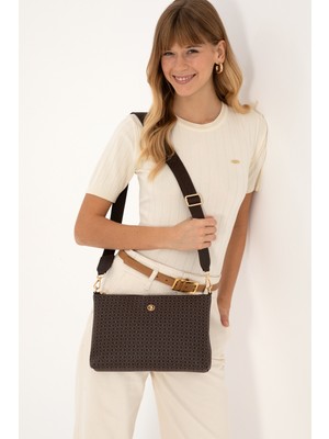 U.S. Polo Assn. Kadın Kahverengi Çapraz Çanta 50317793-VR029