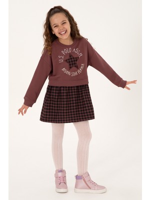 U.s. Polo Assn. Kız Çocuk Gül Kurusu Elbise (Örme) 50318089-VR026