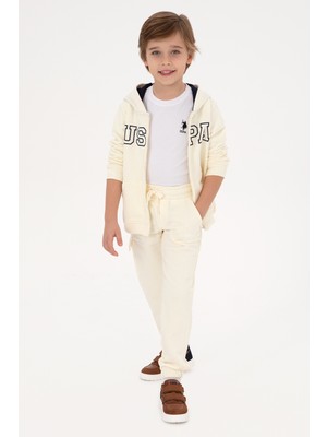U.S. Polo Assn. Erkek Çocuk Krem Eşofman Altı 50310388-VR256
