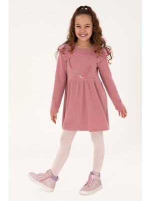 U.s. Polo Assn. Kız Çocuk Koyu Pembe Elbise (Örme) 50318088-VR167