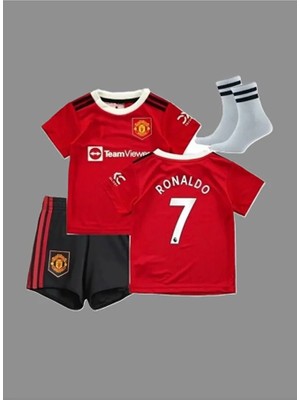Cristiano Ronaldo 2021-22 Sezonu Manchester/united Çocuk Forması 4'lü SET3421097863