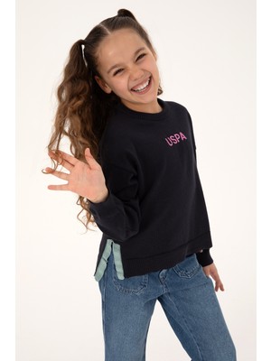 U.s. Polo Assn. Kız Çocuk Lacivert Kazak /triko 50316279-VR033