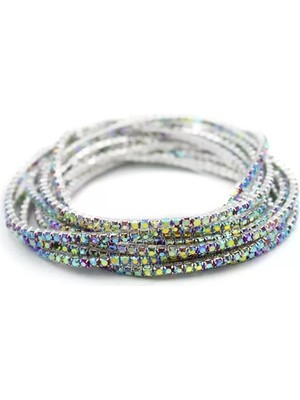 Die Grup 6'lı Lastikli Bileklik - Mavi