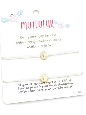 Die Grup Kalpli Arkadaş Ip Bileklik - Beyaz