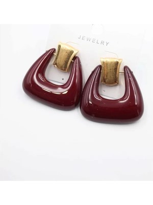 Die Grup Çanta Küpe - Bordo