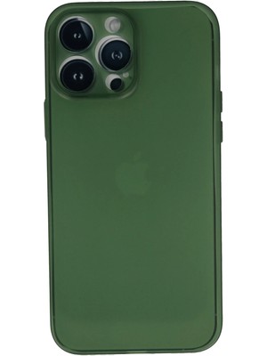 Nacario Mey Ithalat®   iPhone 13 Pro Kılıf Pp Ultra Ince Kapak - Yeşil