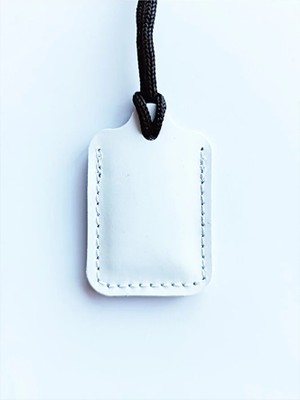 VİP GİFT Küçük Dörtgen Cevşen Dualı Kolye Muska Hakiki Deri