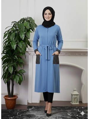 Defka Sonbahar/kışlık Fermuarlı Kadın Sabahlık/gecelik