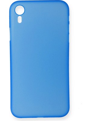 Nacario Mey Ithalat®   iPhone Xr Kılıf Pp Ultra Ince Kapak - Mavi