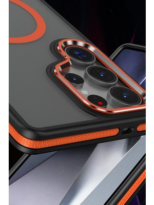 Nacario Mey Ithalat®  Samsung Galaxy S25 Ultra Winner Magsafe Kapak - Kırmızı