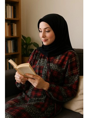 Defka Yandan Bağlamalı Giyimi Kolay Tek Parça Namaz Elbisesi