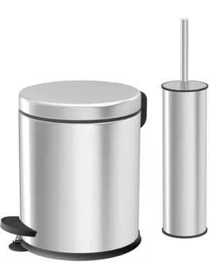 MarkEntegra Şık Tasarım Paslanmaz Çelik Banyo Seti - 2'li