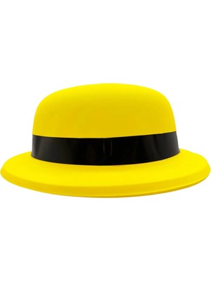 İlanib Ticaret Mey Ithalat® Neon Partisi Sarı Renk Melon Plastik Parti Şapkası