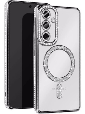 Nacario Mey Ithalat®  Samsung Galaxy A16 5g Joke Simli Magneticsafe Kılıf - Gümüş