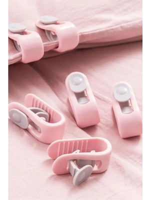 MarkEntegra 8 Adet Yorgan Nevresim Sabitleyici Klips - Karışık Renk Seçenekleri