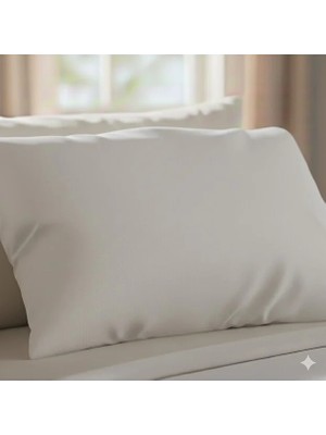 Alpateks Home %100 Pamuklu Saten 55X75CM Büyük Boy Yastık Kılıfı 2 Adet (Fermuarlı)