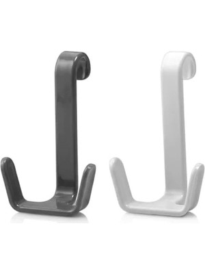 MarkEntegra Pratik 2'li Plastik Havlupan Askısı, Delmeden Kolay Kurulum