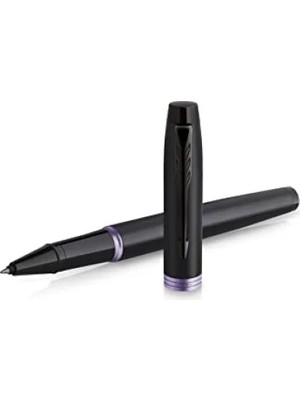 MarkEntegra Şık Siyah ve Mor Renkli Bt Roller Kalem Hediyelik Kutuda