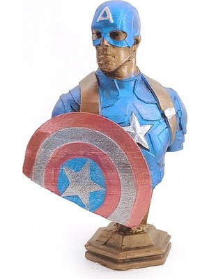 Pileli Store Captain America Büst Küçük Boy