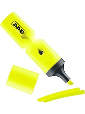 MarkEntegra Sarı Fosforlu Kalem, 2-5 mm Kesik Uç, 1 Adet