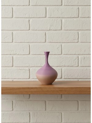 Pileli Store Mini Rainbow Dekoratif Vazo 8 cm Renk Geçişli Modern Tasarım