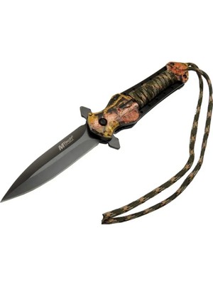 SHC4200 Mtech 4267 Çok Renkli Kamp Çakı 21CM - Yarı Otomatik, Ipli, Kemerlikli