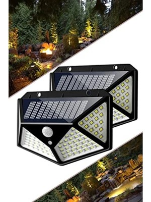 MarkEntegra Güneş Enerjili Hareket Sensörlü LED Lamba - IP65 Suya Dayanıklı