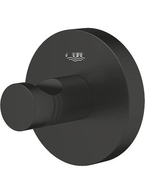 MarkEntegra Mat Siyah Bornoz Askısı - Duş ve Banyo Aksesuarı