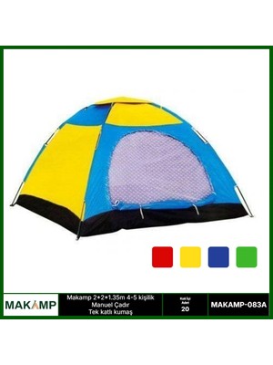 SHC4200 Makamp 4 Kişilik Manuel Çadır