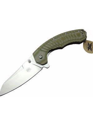 SHC4200 Dpx Gear Kunamy Kı 4450 Bk Kamp Çakısı 23 cm - Kaymaz Sap, Otomatik, Kılıflı