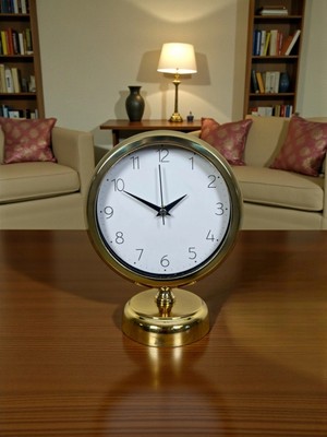Pileli Store Pilelistore  Golden Time 25 x 20 cm Metal Masa Saati