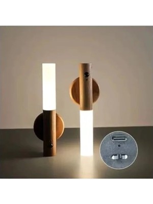 MarkEntegra Günışığı Efektli Kumru Şarjlı LED Duvar Aplik - Dekoratif Aydınlatma